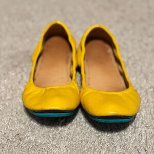 Tieks Mustard Yellow